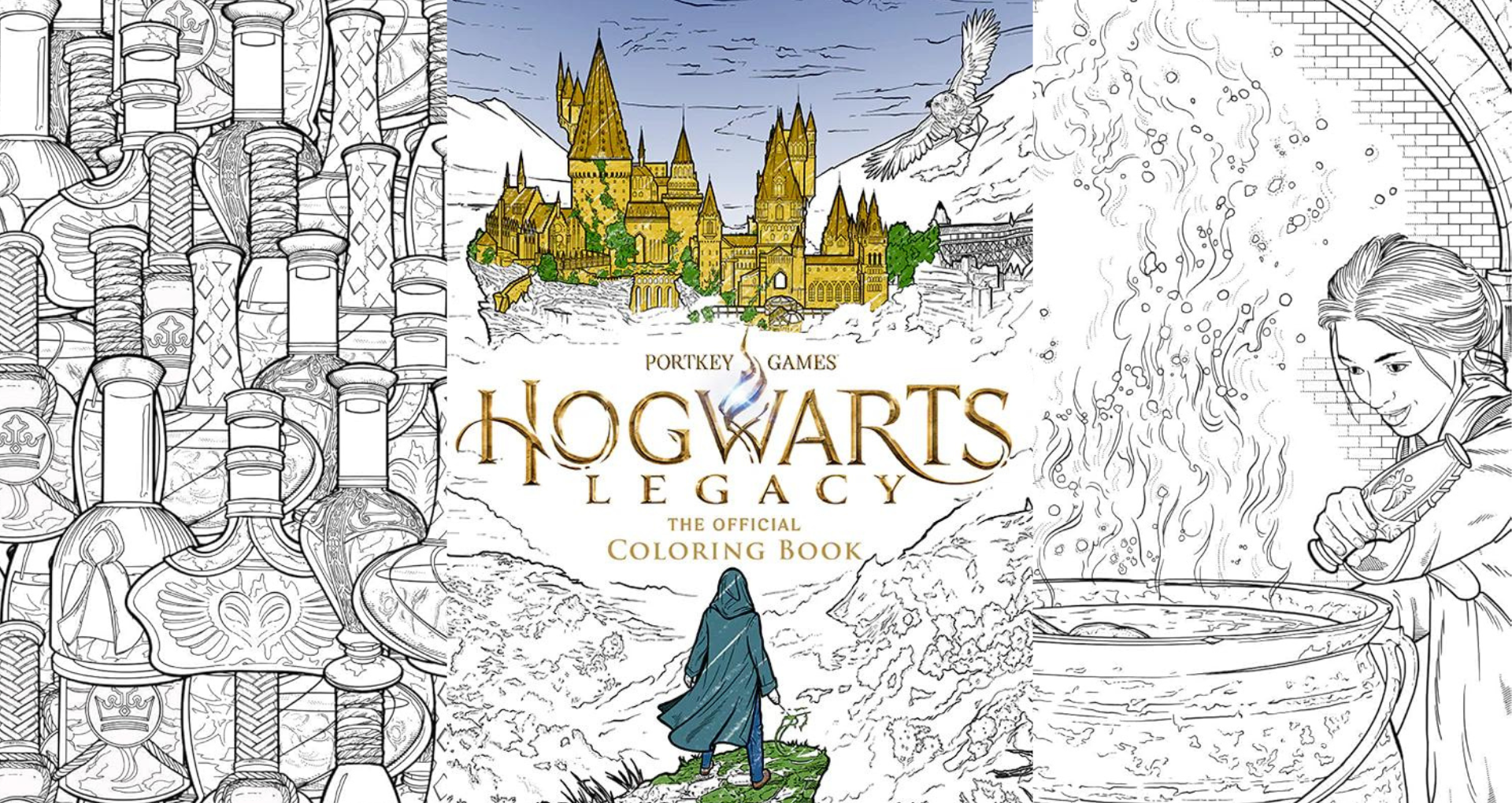 Videohra Hogwarts Legacy bude mít oficiální omalovánky