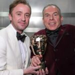 Tom Felton a Warwick Davis - BAFTA 2025