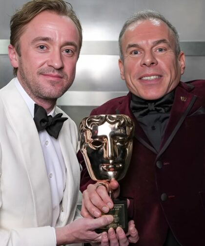 Tom Felton a Warwick Davis - BAFTA 2025