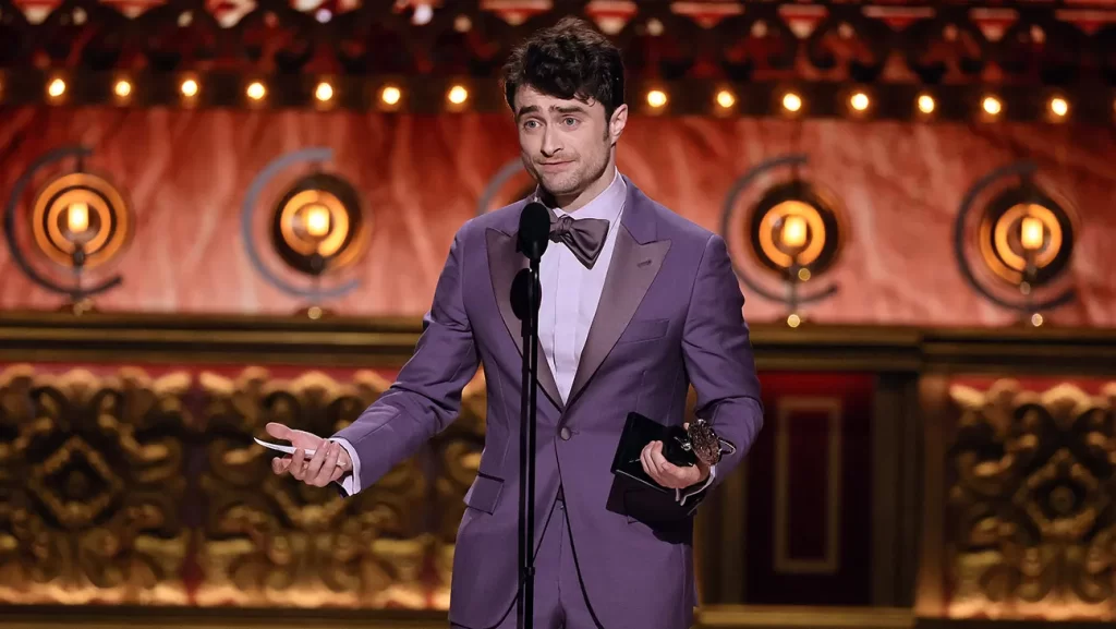 Daniel Radcliffe s oceněním Tony