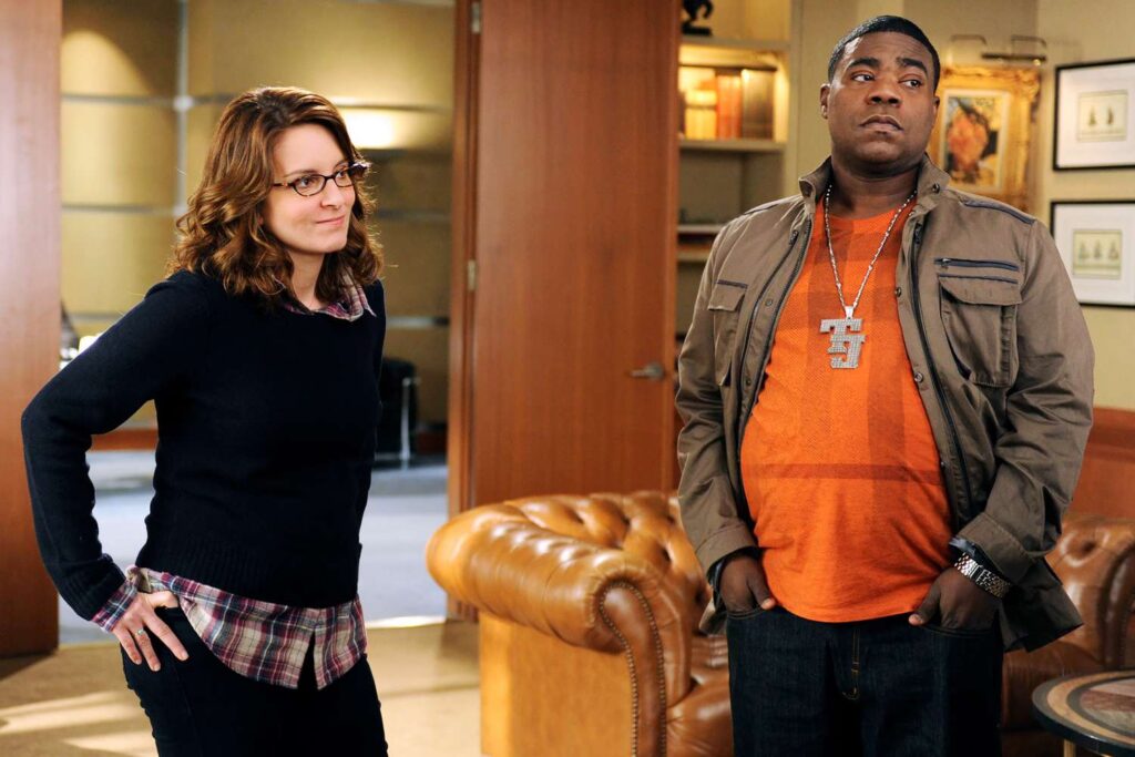 Tina Fey a Tracy Morgan v seriálu Studio 30 Rock